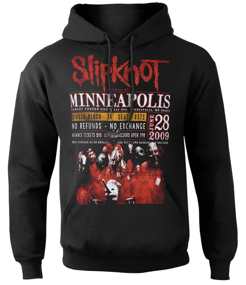 bluza SLIPKNOT - MINNEAPOLIS '09 kangurka z kapturem