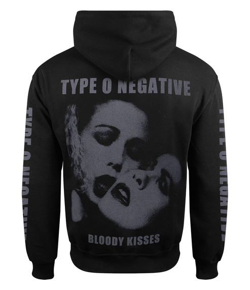 bluza TYPE O NEGATIVE - BLOODY KISSES rozpinana z kapturem