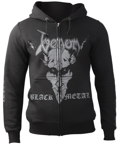 bluza VENOM - BLACK METAL rozpinana z kapturem