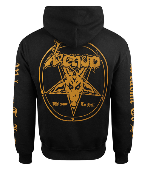 bluza VENOM - WELCOME TO HELL rozpinana z kapturem