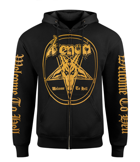 bluza VENOM - WELCOME TO HELL rozpinana z kapturem