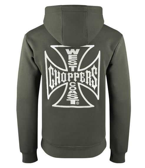 bluza WEST COAST CHOPPERS - MOTORCYCLE CO. kangurka z kapturem