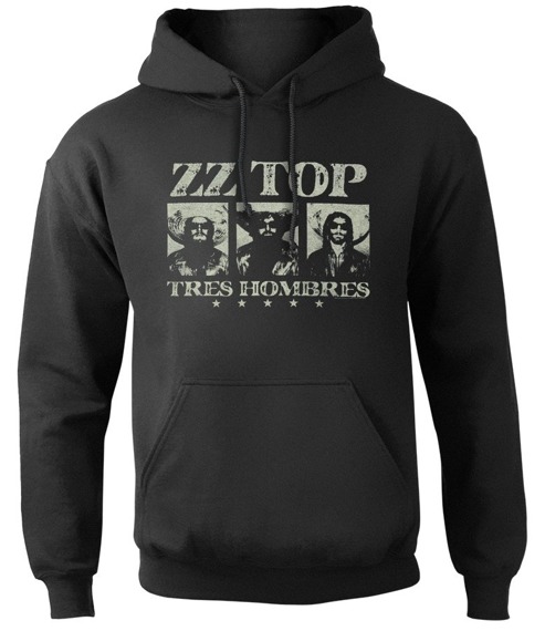 bluza ZZ TOP - TRES HOMBRES, kangurka z kapturem