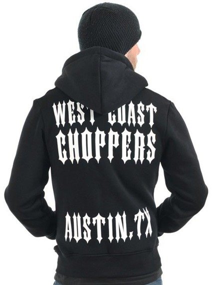 bluza rozpinana WEST COAST CHOPPERS - AUSTIN.TX black