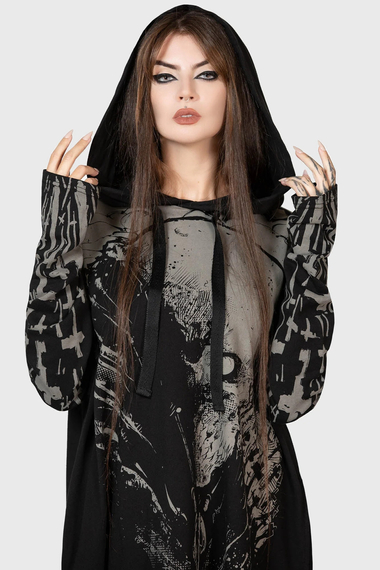 bluza unisex KILLSTAR - CROSS THE BEAR