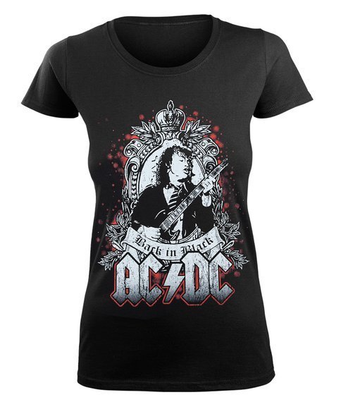 bluzka damska AC/DC - BACK IN BLACK