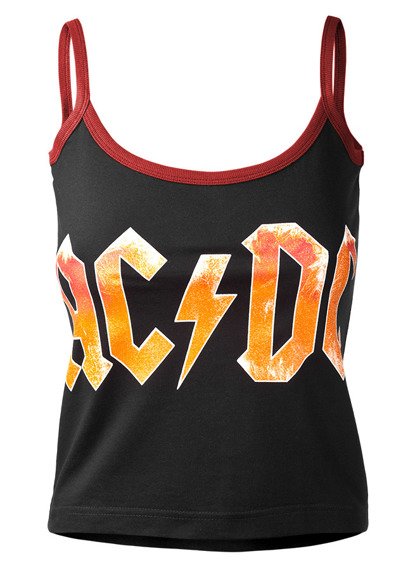 bluzka damska AC/DC na ramiączkach