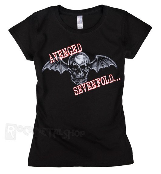 bluzka damska AVENGED SEVENFOLD - BAT SKULL GLOW