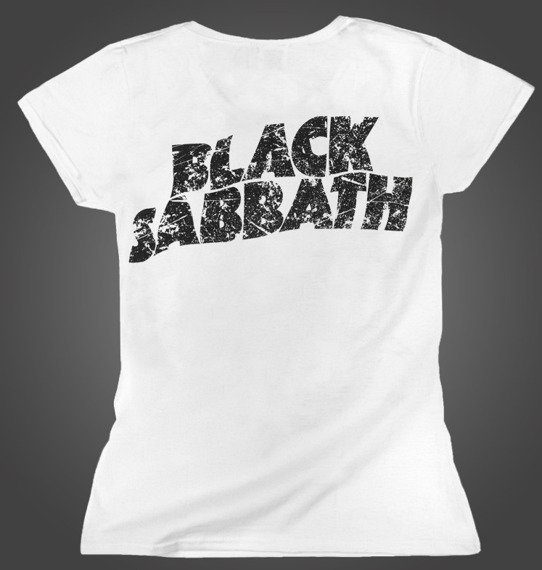 bluzka damska BLACK SABBATH - SAW biała