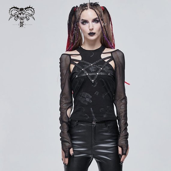 bluzka damska DEVIL FASHION - PENTAGRAM