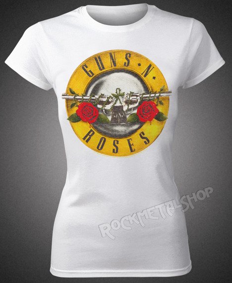 bluzka damska GUNS N' ROSES - CLASSIC BULLET LOGO 