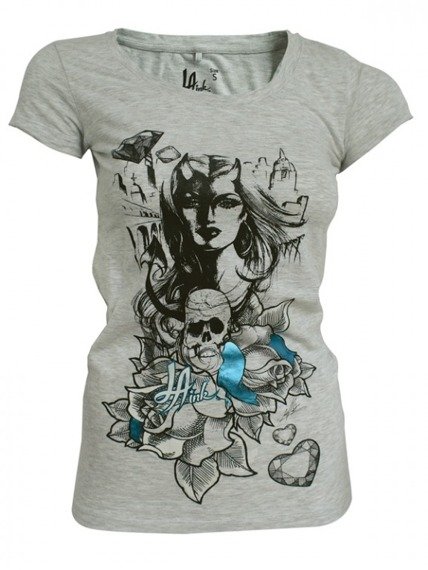 bluzka damska LA INK - GREY (TS420115LIK)