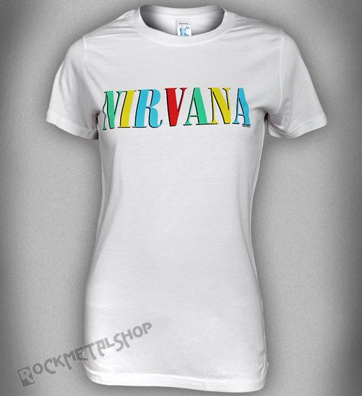 bluzka damska NIRVANA - COLOR LOGO