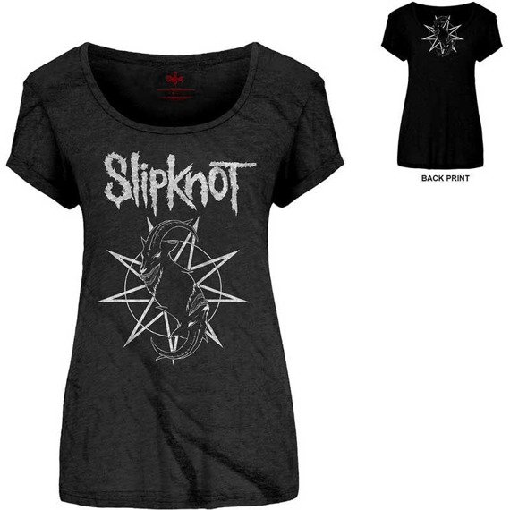 bluzka damska SLIPKNOT - GOAT STAR LOGO