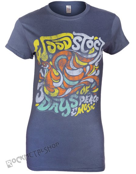 bluzka damska WOODSTOCK - SWIRL LOGO