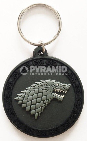 brelok gumowy GAME OF THRONES - STARK