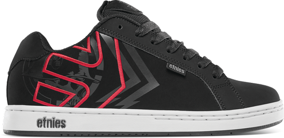 buty METAL MULISHA - ETNIES FADER BLACK WHITE RED