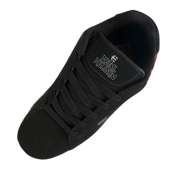 buty METAL MULISHA - ETNIES FADER BLACK WHITE RED