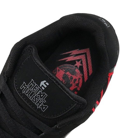 buty METAL MULISHA - ETNIES FADER BLACK WHITE RED