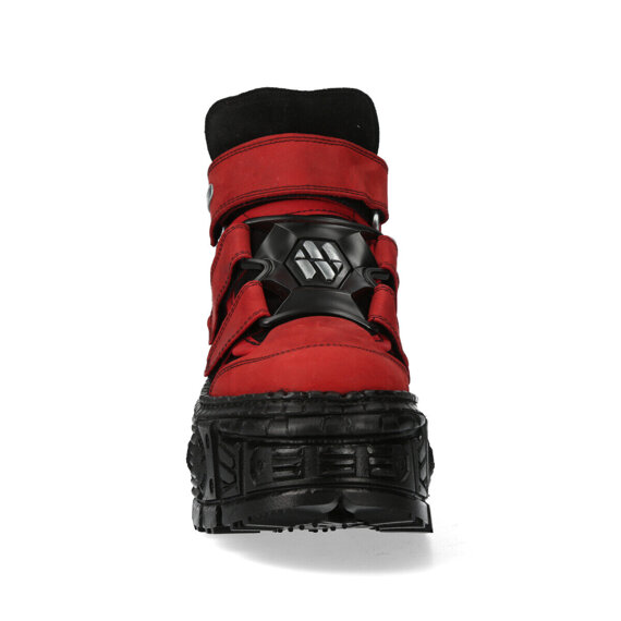 buty NEW ROCK ALASKA ROJO, ANTE NEGRO, TANK CASCO NEGRO sin herrajes [M-WALL285-S6]