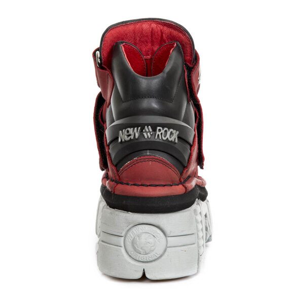 buty NEW ROCK ALASKA ROJO, ITALI NEGRO, TOWER PERLA LATERAL + E14 NEGRA [M.285-S39]