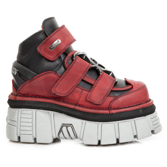 buty NEW ROCK ALASKA ROJO, ITALI NEGRO, TOWER PERLA LATERAL + E14 NEGRA [M.285-S39]