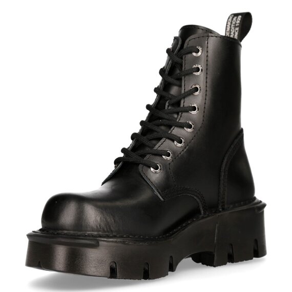 buty NEW ROCK ANILIN NEGRO, REACTOR NEGRO + LATERAL (SIN FORRO SIN CREMALLERA) HORMA MILI 959 [M-MILI084N-S3]