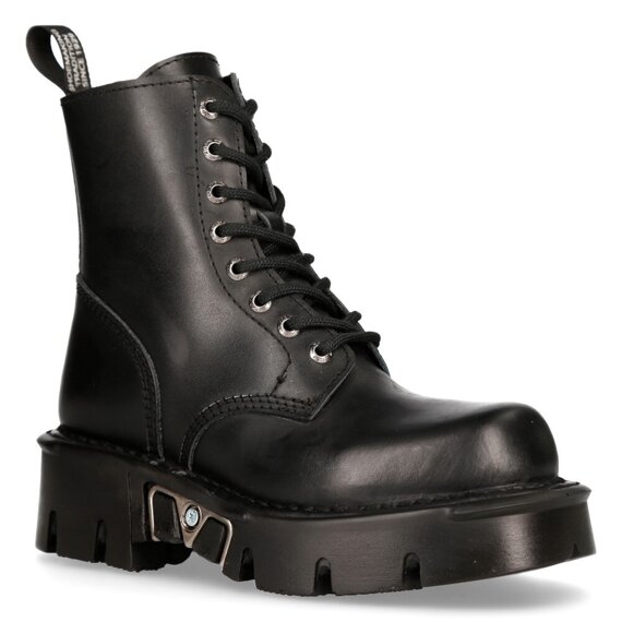 buty NEW ROCK ANILIN NEGRO, REACTOR NEGRO + LATERAL (SIN FORRO SIN CREMALLERA) HORMA MILI 959 [M-MILI084N-S3]