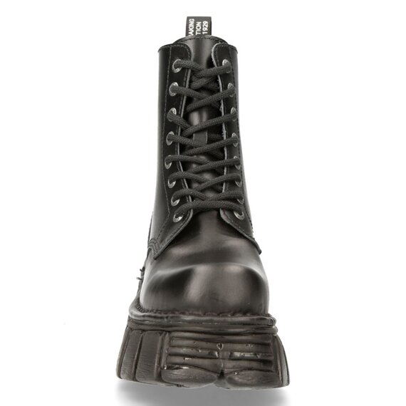 buty NEW ROCK ANILIN NEGRO, TOWER NEGRO + LATERAL (SIN FORRO SIN CREMALLERA) [M.MILI084N-S1]