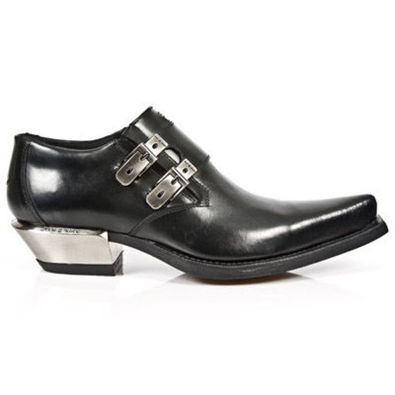 buty NEW ROCK ANTIK NEGRO, WEST NEGRO-ACERO TACON ACERO [7934-S1]