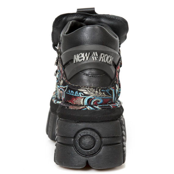 buty NEW ROCK BEPPU NEGRO, CRUST NEGRO, TOWER NEGRO LATERAL E-14 [M-106-C53]