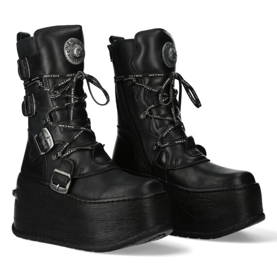 buty NEW ROCK CRUST NEGRO NEGRO, MARTE CASCO NEGRO + TALONERA 9039 [M-WALL373-C4]