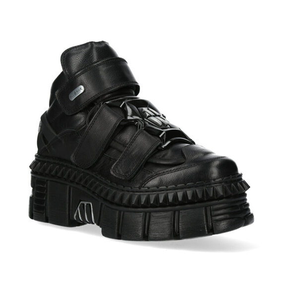 buty NEW ROCK CRUST NEGRO NEGRO, TOWER CASCO NEGRO + lateral + PICOS NEGRO [M-WALL285-S3]