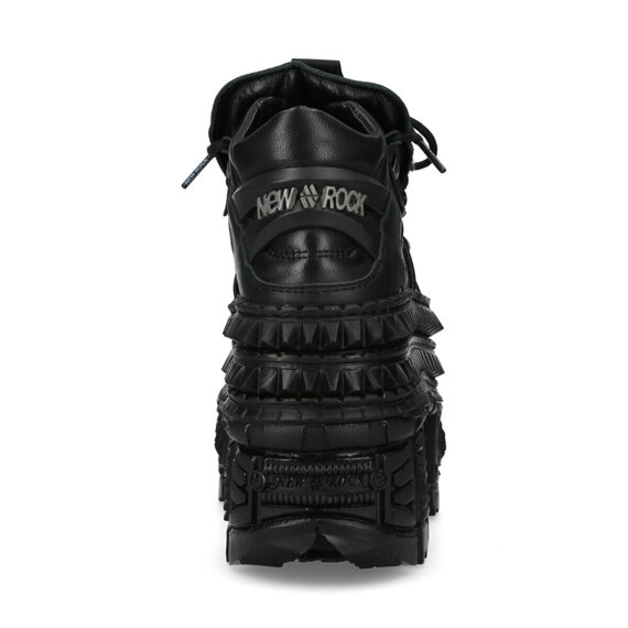 buty NEW ROCK CRUST NEGRO, NOMADA NEGRO TANK CASCO NEGRO + 2 ENTRESUELA PICOS NEGRO sin herrajes [M-WALL106-S11]