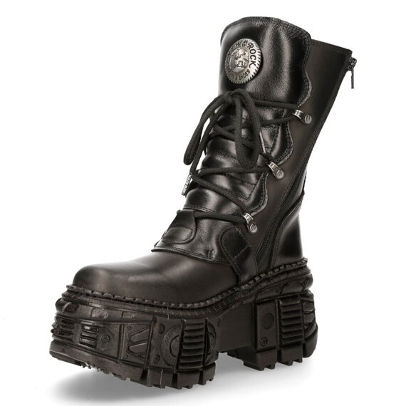 buty NEW ROCK CRUST NEGRO, TANK CASCO NEGRO, sin herrejes [M-WALL373-S1]