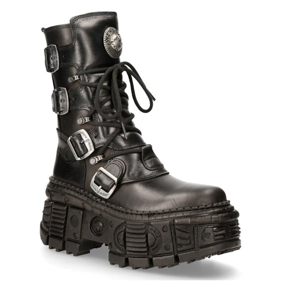 buty NEW ROCK CRUST NEGRO, TANK CASCO NEGRO, sin herrejes [M-WALL373-S1]