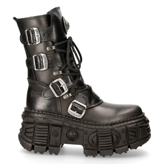 buty NEW ROCK CRUST NEGRO, TANK CASCO NEGRO, sin herrejes [M-WALL373-S1]