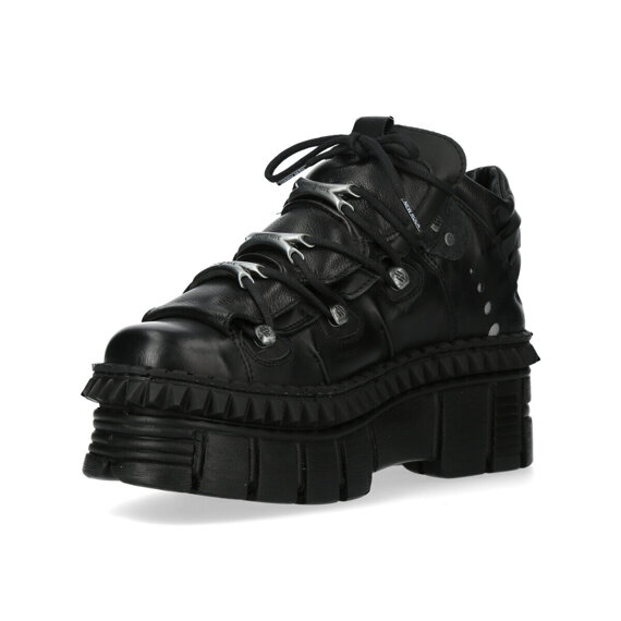 buty NEW ROCK CRUST NEGRO, TOWER CASCO NEGRO + lateral + PICOS NEGRO [M-WALL106-S13]