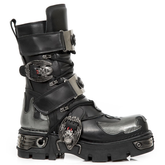 buty NEW ROCK ITALI NEGRO, FLORENTIC ACERO, NEW REACTOR  M.195 S2