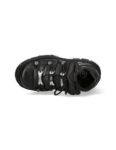 buty NEW ROCK ITALI NEGRO GRUESO, TANK CASCO NEGRO TORNILLOS CINCADO POZI 4,0X20 [M-OVERZTANK106-C1]