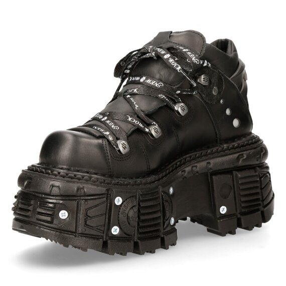 buty NEW ROCK ITALI NEGRO, ITALI NEGRO, TANK NEGRO TORNILLOS [M-TANK106NLACE-C1]