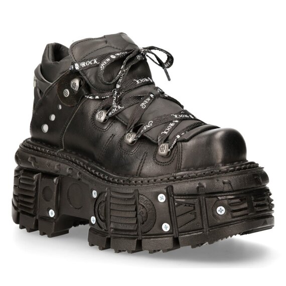 buty NEW ROCK ITALI NEGRO, ITALI NEGRO, TANK NEGRO TORNILLOS [M-TANK106NLACE-C1]