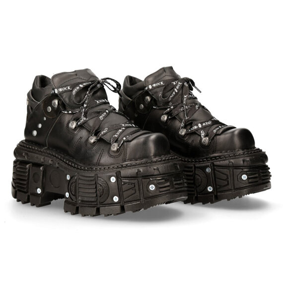 buty NEW ROCK ITALI NEGRO, ITALI NEGRO, TANK NEGRO TORNILLOS [M-TANK106NLACE-C1]