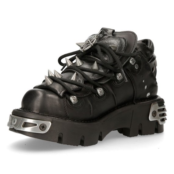 buty NEW ROCK - ITALI NEGRO NOMADA NEGRO REACTOR NEGRO TOBERAS [M.110 S1], USZKODZONE