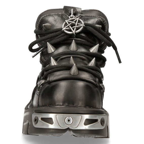 buty NEW ROCK - ITALI NEGRO NOMADA NEGRO REACTOR NEGRO TOBERAS [M.110 S1], USZKODZONE