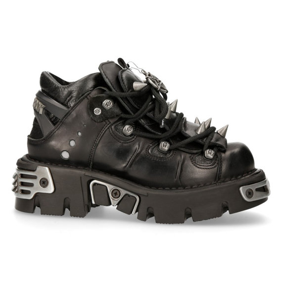 buty NEW ROCK - ITALI NEGRO NOMADA NEGRO REACTOR NEGRO TOBERAS [M.110 S1], USZKODZONE