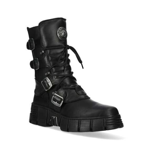 buty NEW ROCK ITALI NEGRO NOMADA NEGRO, TOWER CASCO NEGRO LATERAL [M-WALL373-S7]