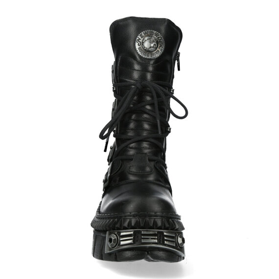 buty NEW ROCK ITALI NEGRO NOMADA NEGRO, TOWER CASCO NEGRO  [ M-WALL373-S8]