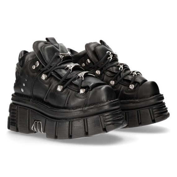 buty NEW ROCK ITALI NEGRO, NOMADA NEGRO, TOWER NEGRO LATERAL [M-106-S29]