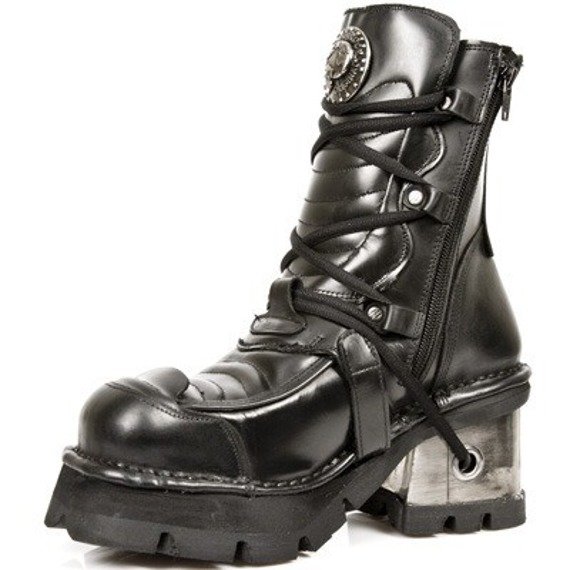 buty NEW ROCK ITALI NEGRO, PLANING NEGRO M8 ACERO ORIF Y CANAL M.990-C1